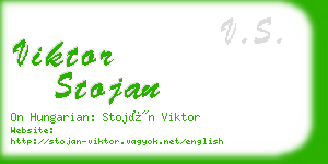 viktor stojan business card